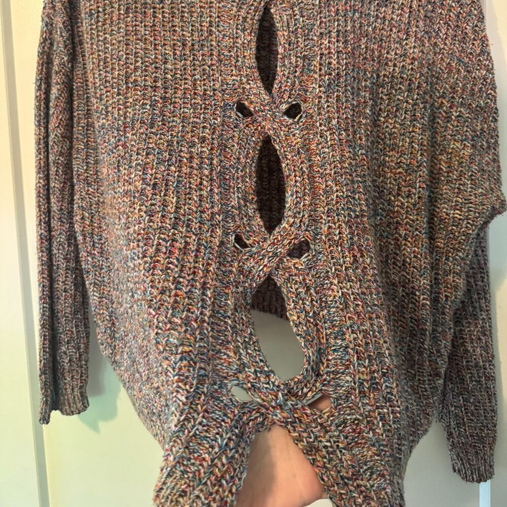 Express Rainbow Threaded / Open Back , Off Should… - image 3